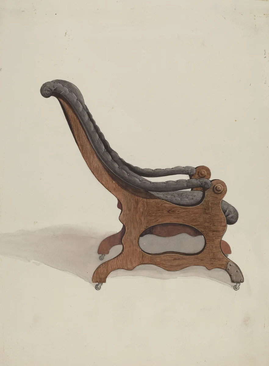 Sleepyhollow Armchair by Dana Bartlett, index of american design, 1937