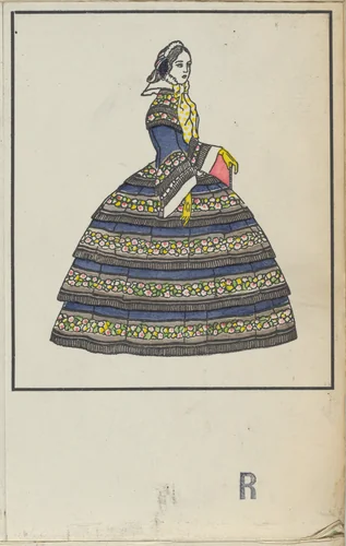 Biedermeier Fashion by Urban Janke, print, 1908