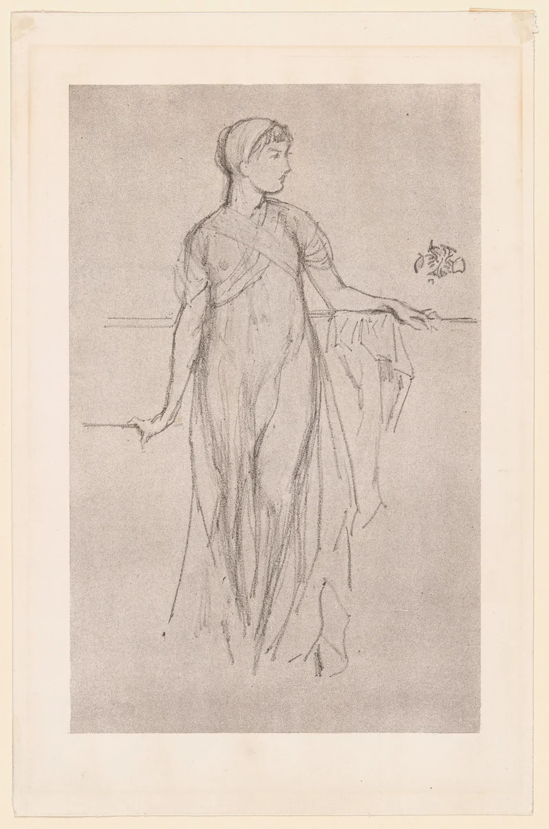 Study by James McNeill Whistler, print, 1879