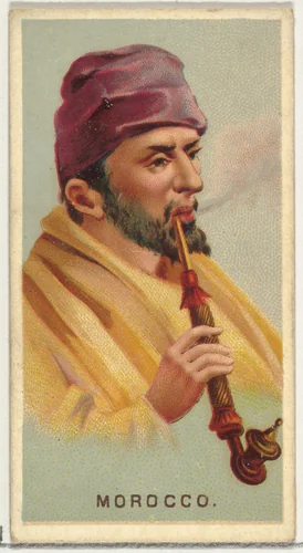 Morocco, from World's Smokers series (N33) for Allen & Ginter Cigarettes by Allen & Ginter, print, 1888