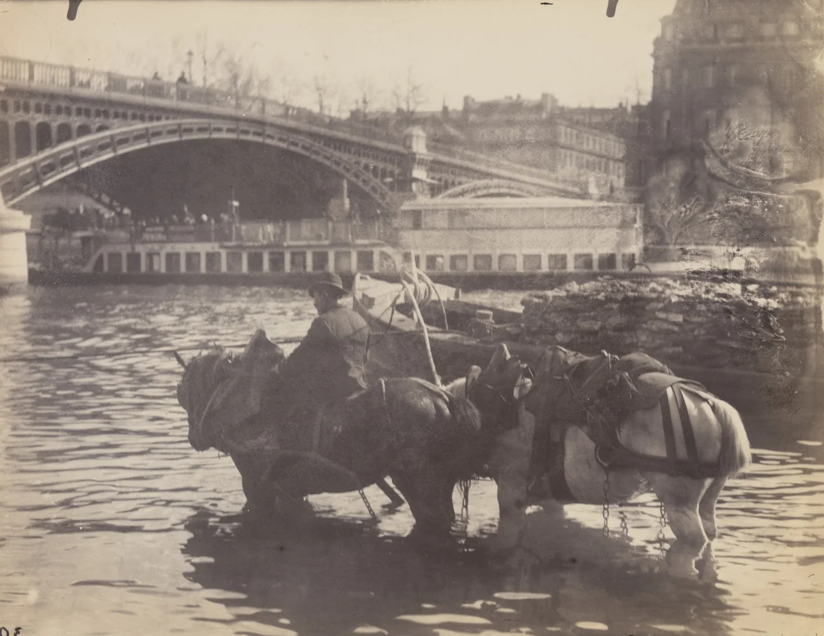 Bords de Seine by Eugène Atget, photograph, 1898