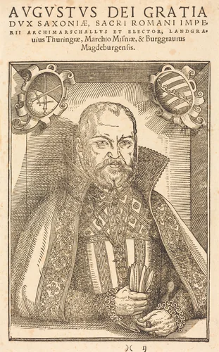 Augustus Hertzog zu Sachsen by Jakob Lucius, print, 1564