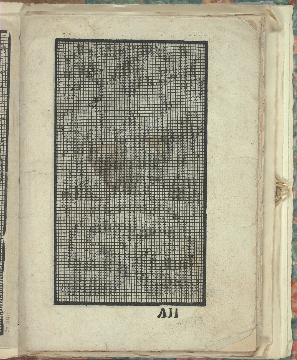 Opera Nova Universali intitulata Corona di racammi, page 2 (recto) by Giovanni Andrea Vavassore, book, 1530