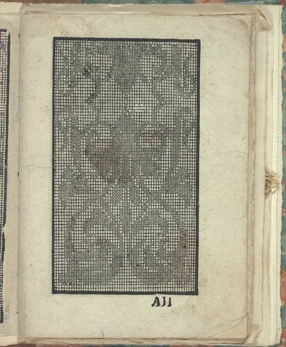 Opera Nova Universali intitulata Corona di racammi, page 2 (recto) by Giovanni Andrea Vavassore, book, 1530