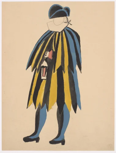 Costume design for the ballet Le Tricorne by Pablo Picasso, illustrated book, 1920