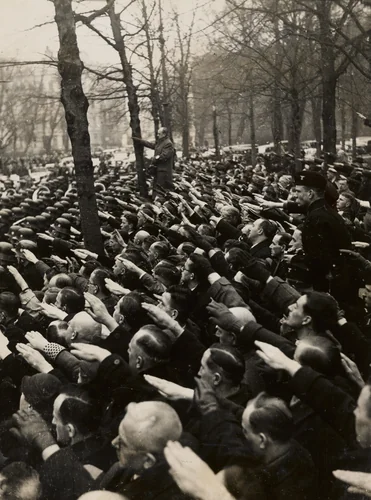 Citizens of Berlin Greeting the Reichsführer by Times Wide World Photos, photograph, 1936