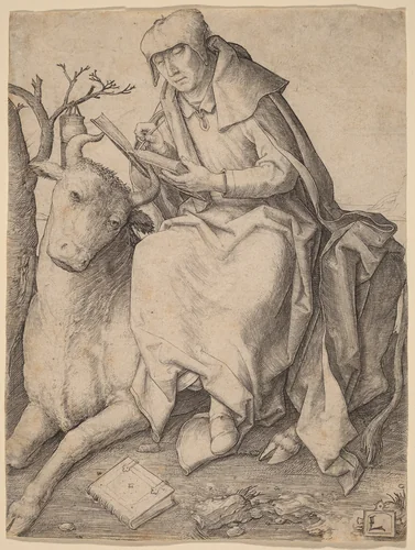 Saint Luke by Lucas van Leyden, print, 1508