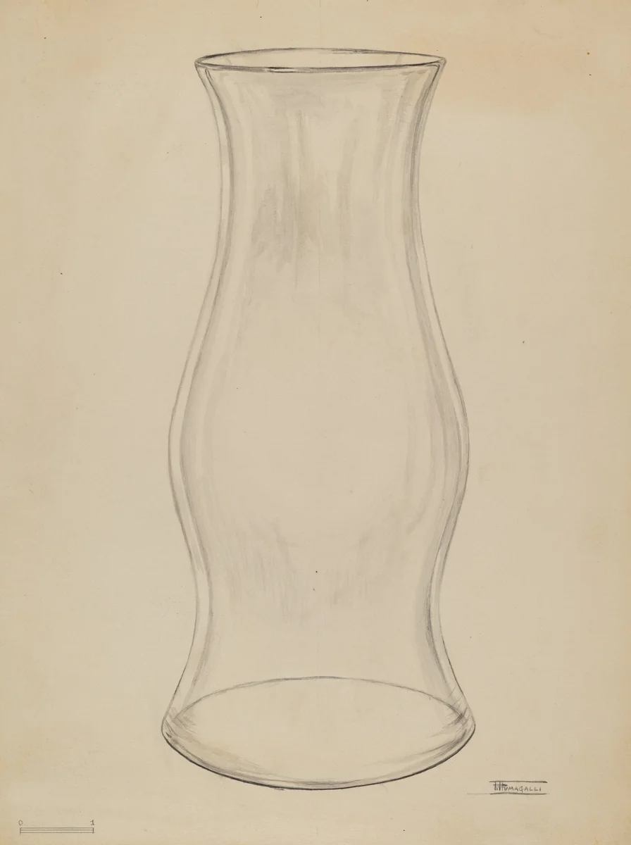 "Hurricane" Shade by Frank Fumagalli, index of american design, 1936