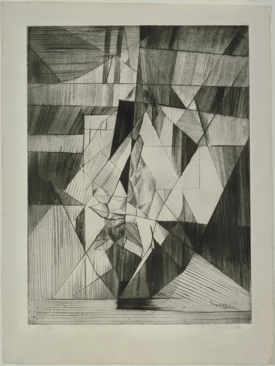 The Equilibrist (L'Equilibriste) by Jacques Villon, print, 1913