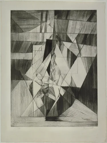 The Equilibrist (L'Equilibriste) by Jacques Villon, print, 1913