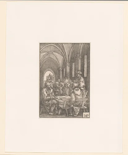 Laatste Avondmaal by anonymous, print, 1522