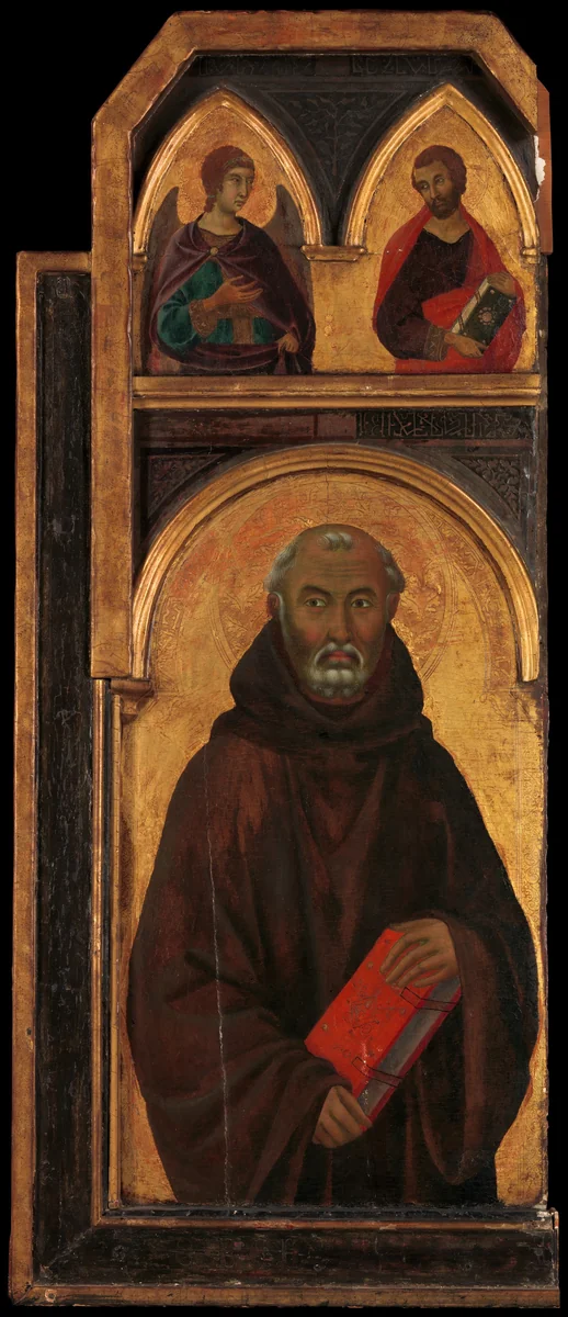 Saint Benedict by Segna di Buonaventura, painting, 1320-1329