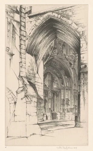 French Lace by John Taylor Arms, print, 1949