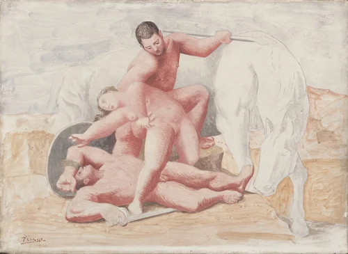 The Rape by Pablo Picasso, painting, 1920