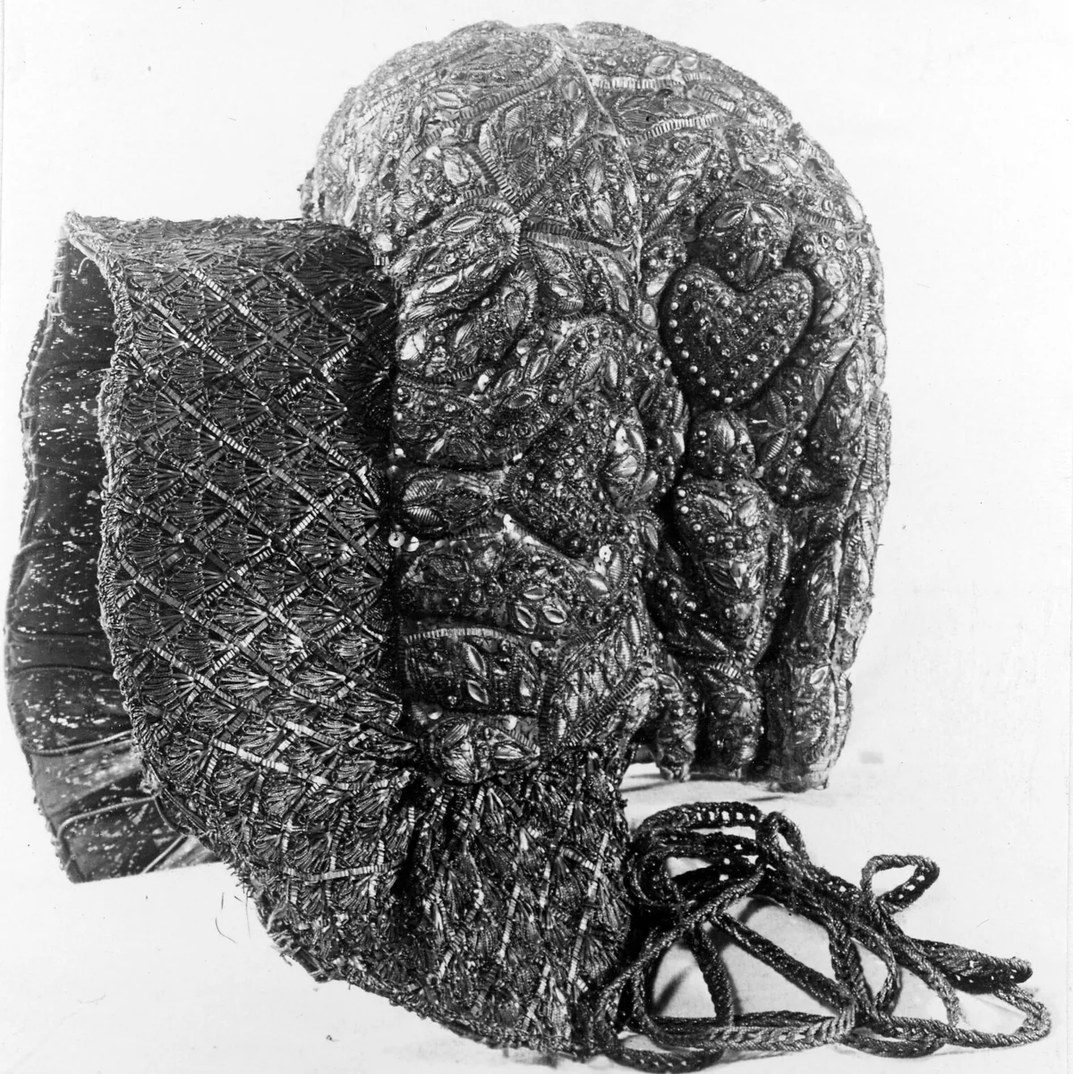 Headdress by Austria, Vienna, textile, 1801-1900