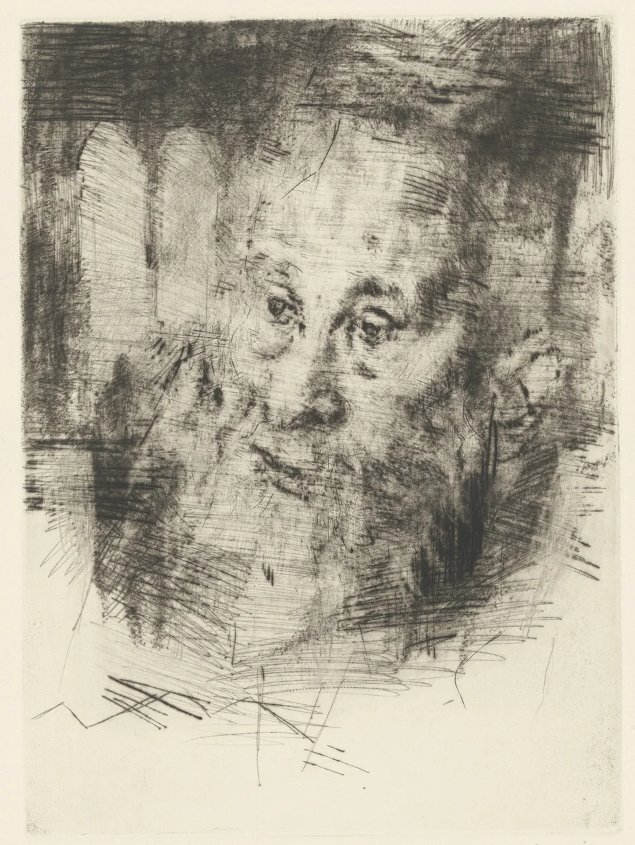 Ancient Scholar by Jack Levine, print, 1984