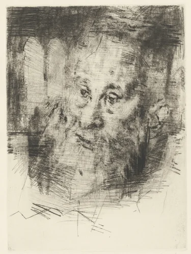 Ancient Scholar by Jack Levine, print, 1984