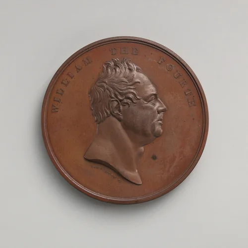 To Commemorate the Opening of the New London Bridge, by King William IV and Queen Adelaide, August 1, 1831 by Benjamin Wyon, metalwork, 1831