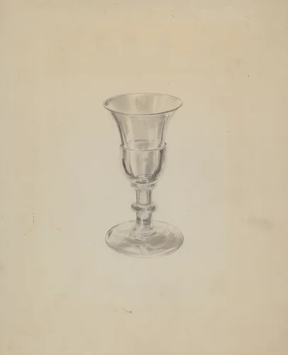 Glass by Lillian Causey, index of american design, 1936