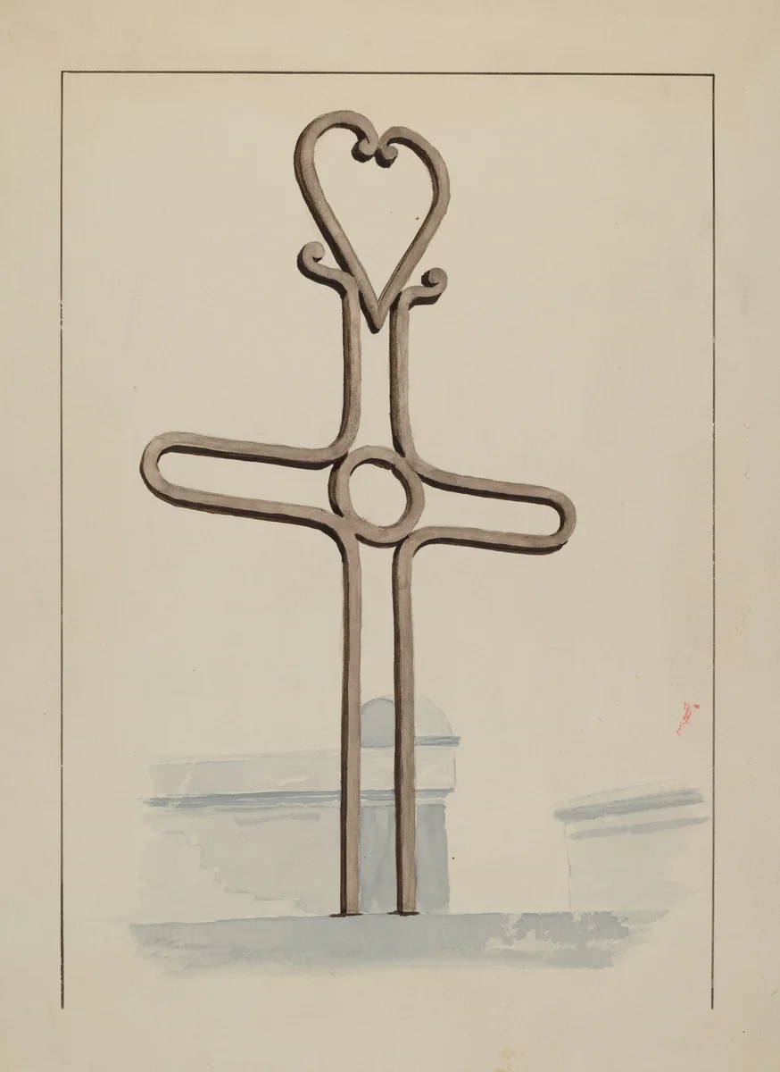 Cross by Lucien Verbeke, index of american design, 1936
