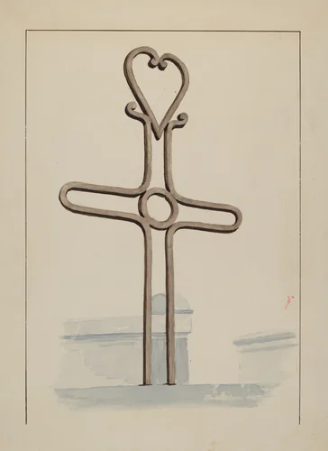 Cross by Lucien Verbeke, index of american design, 1936
