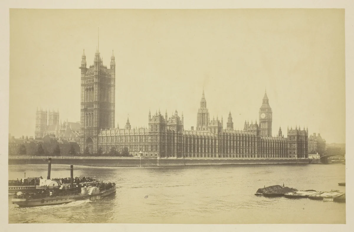 Houses of Parliment by Artist Unknown, photograph, 1850-1900