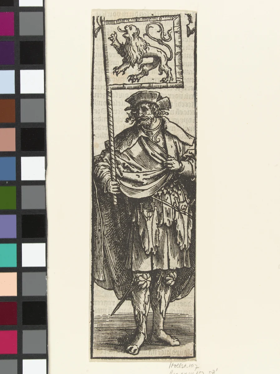 Portret van Dirk, eerste graaf van Holland by Unknown, print, 1517