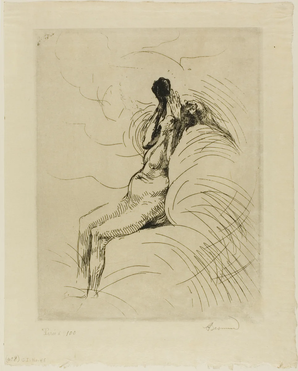 Apotheosis, plate twelve from Woman by Albert Besnard, print, 1886