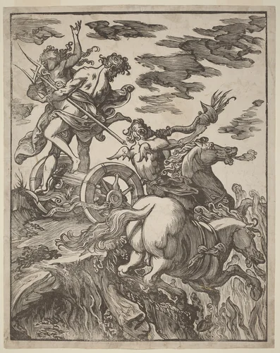 The Rape of Proserpina by Giuseppe Scolari, print, 1592-1607