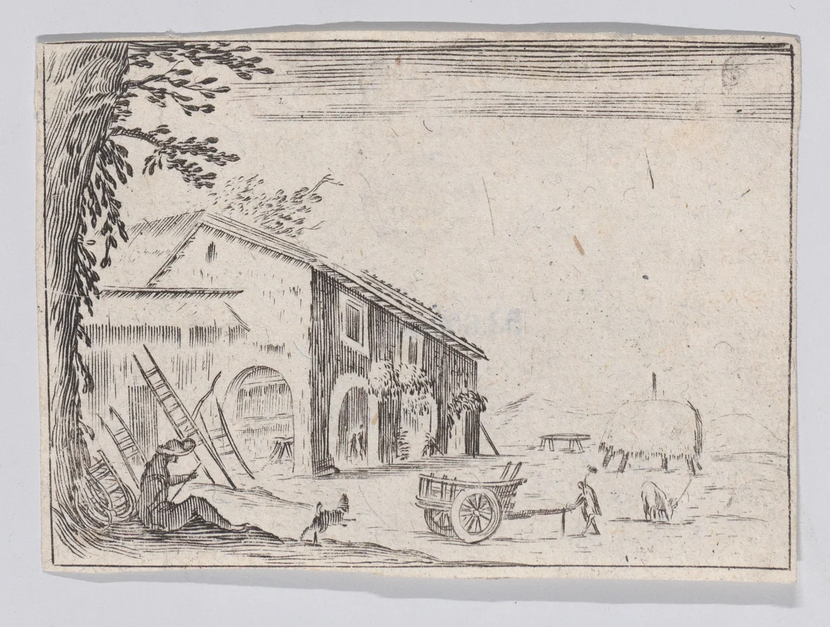 Reverse Copy of La Factoria (The Factory), from Les Caprices by anonymous, print, 1620-1700