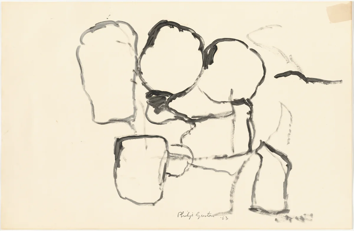 Untitled by Philip Guston, drawing, 1963