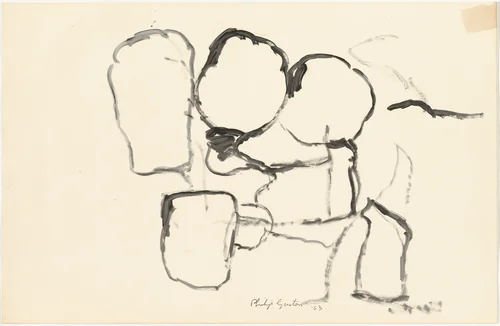 Untitled by Philip Guston, drawing, 1963