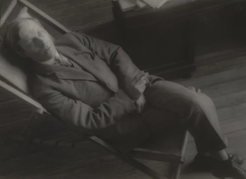 Nikolai Assev by Aleksandr Rodchenko, photograph, 1928