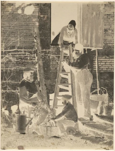 The Bean Sorters by Louis-Adolphe Humbert de Molard, photograph, 1800-1874