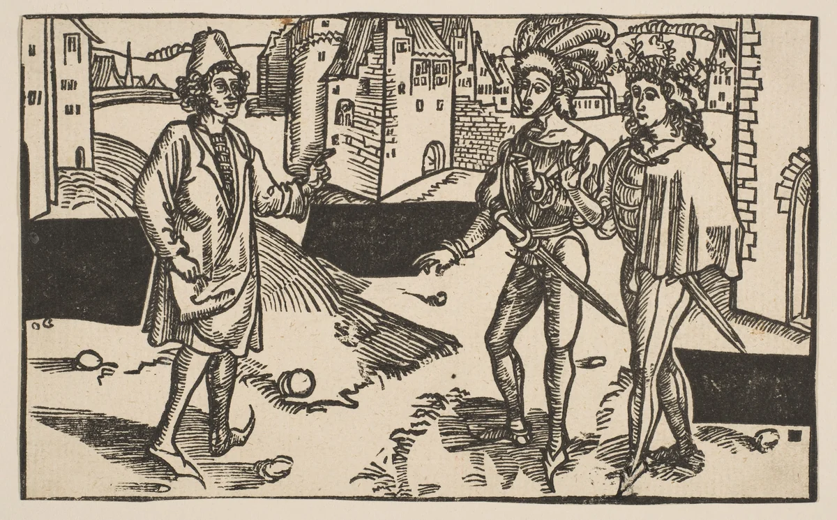 Andria, from "The Comedie of Terence", 19th century reprint by Albrecht Dürer, print, 1485-1528