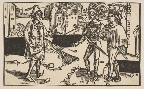 Andria, from "The Comedie of Terence", 19th century reprint by Albrecht Dürer, print, 1485-1528