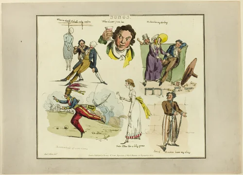 Plate from Illustrations to Popular Songs by Henry Alken, print, 1822