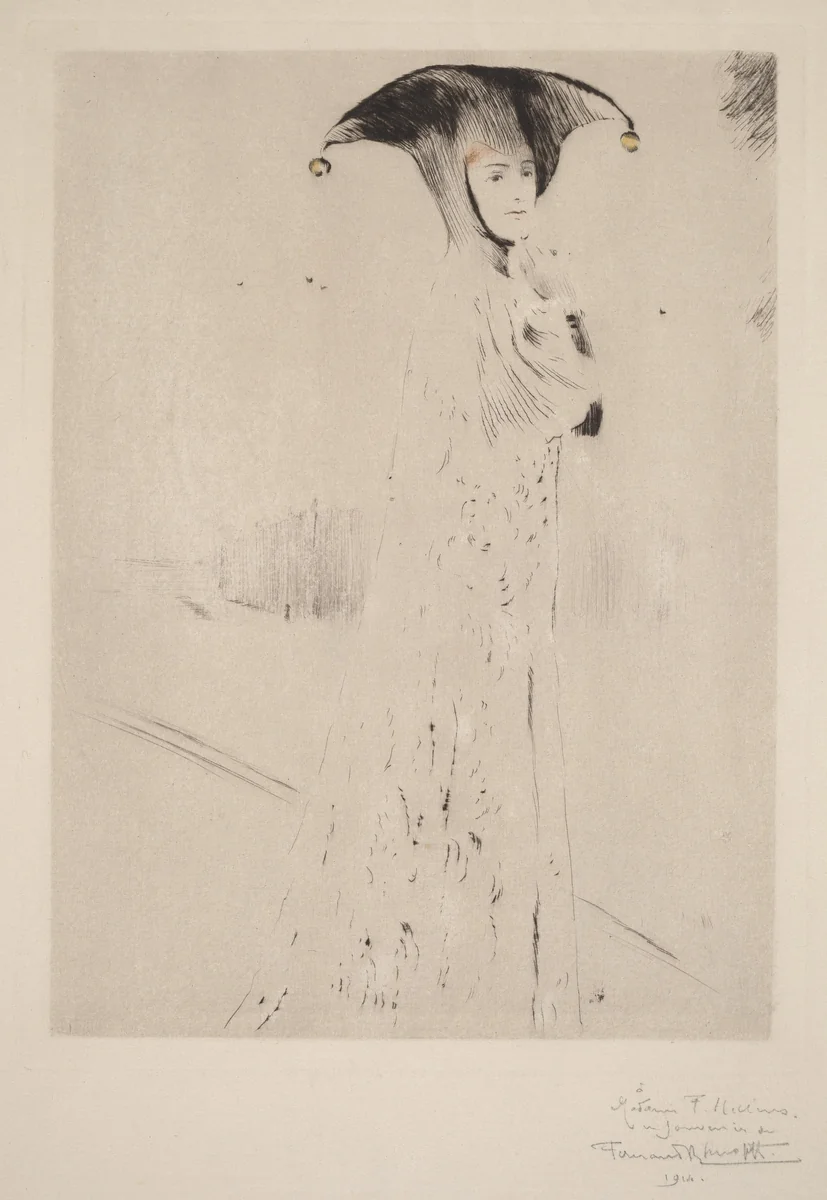 The Bells by Fernand Khnopff, print, 1905