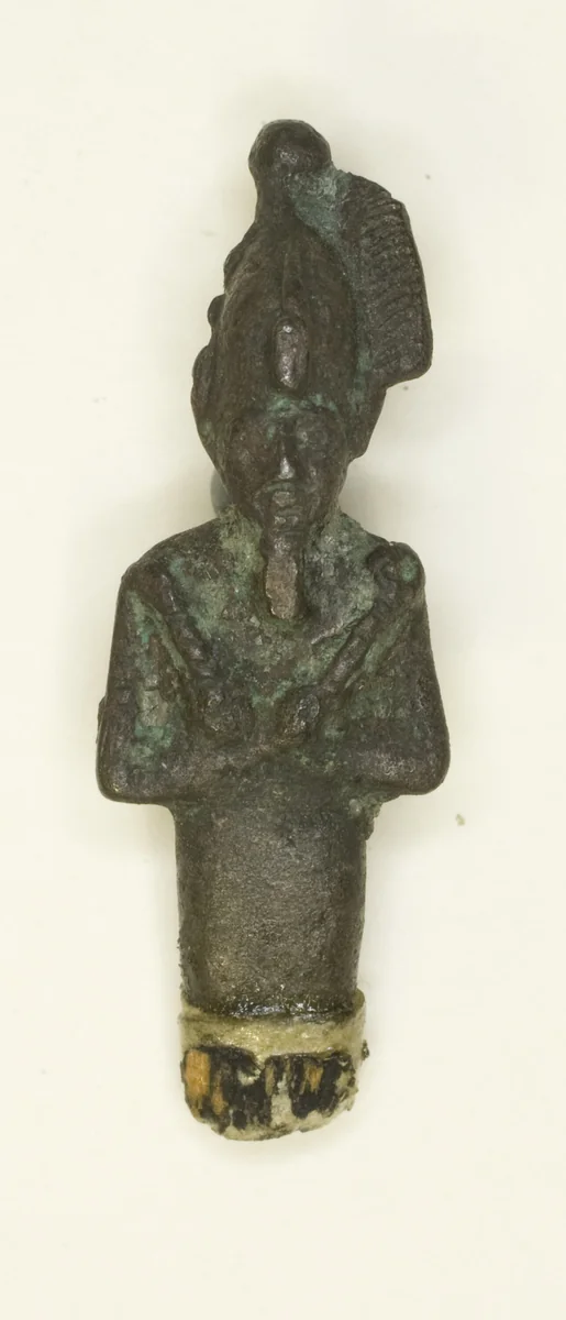 Amulet of the God Osiris by Egyptian, metalwork, -1070--332