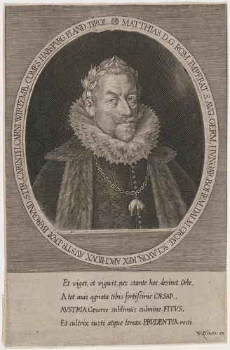 Emperor Matthias by Wolfgang Philipp Kilian, print, 1654-1732