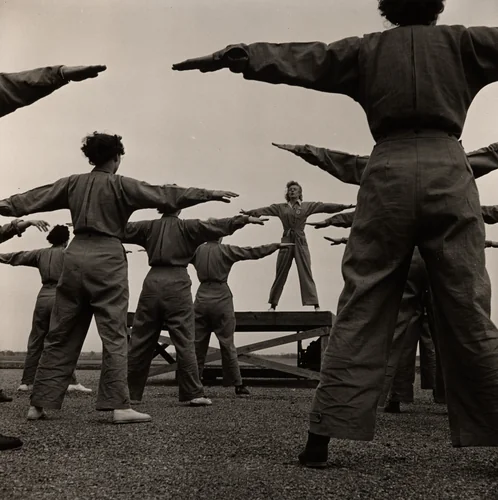 Naval Air Technical Training Center, Norman, Oklahoma by Wayne Miller, photograph, 1943