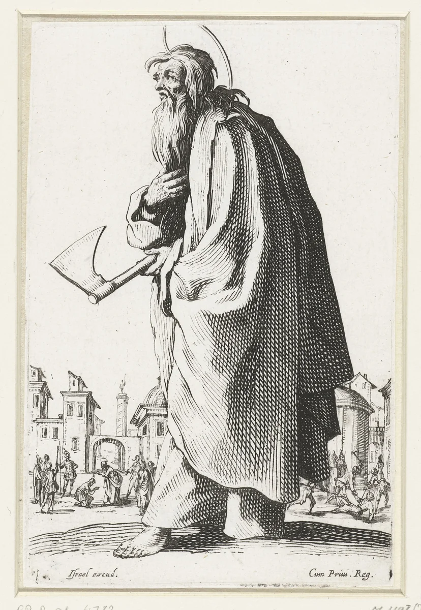 Apostel Judas Thaddeüs by Jacques Callot, print, 1631