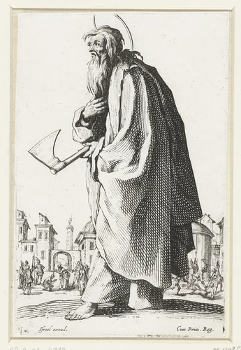 Apostel Judas Thaddeüs by Jacques Callot, print, 1631