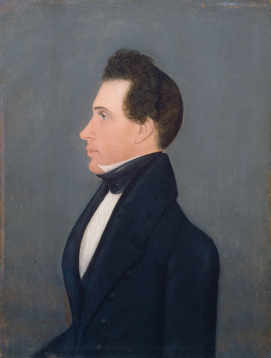 Profile Portrait of a Man by American 19th Century, painting, 1835-1840