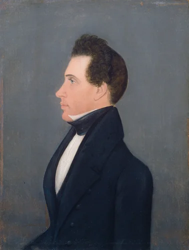 Profile Portrait of a Man by American 19th Century, painting, 1835-1840