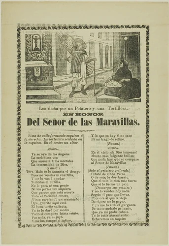In Honor of the Lord of Wonders by José Guadalupe Posada, print, 1871-1913