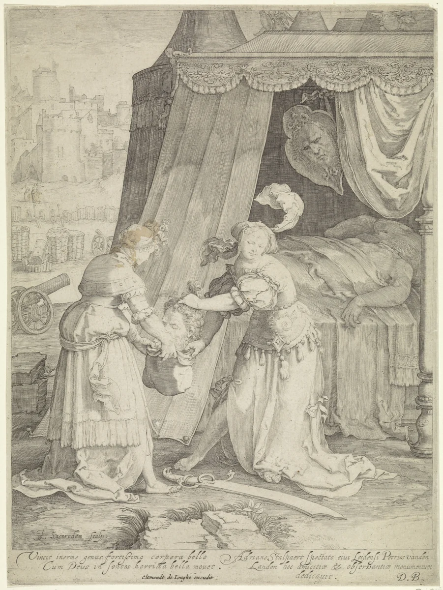 Judith by Jan Saenredam, print, 1575-1607