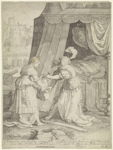Judith by Jan Saenredam, print, 1575-1607
