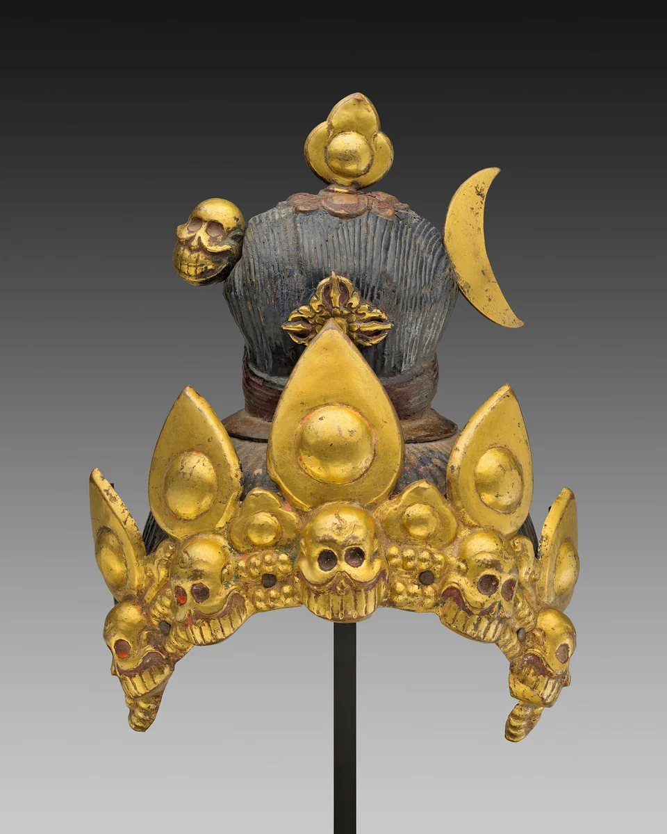 Tantric Buddhist Priest’s Crown by Kathmandu Valley, other