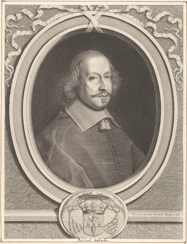 Cardinal Jules Mazarin by Robert Nanteuil, print, 1652-1662
